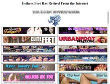 Tablet Screenshot of esthersfeet.b-h-e.com